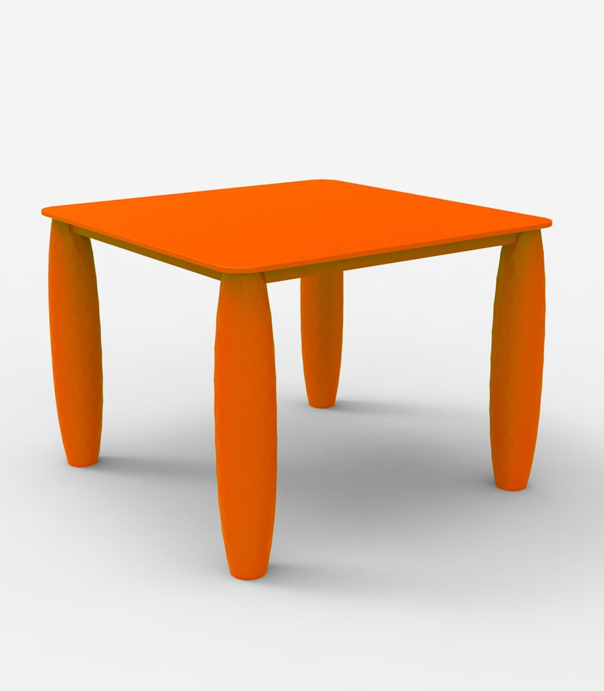 Table carrée design VASES VONDOM - orange