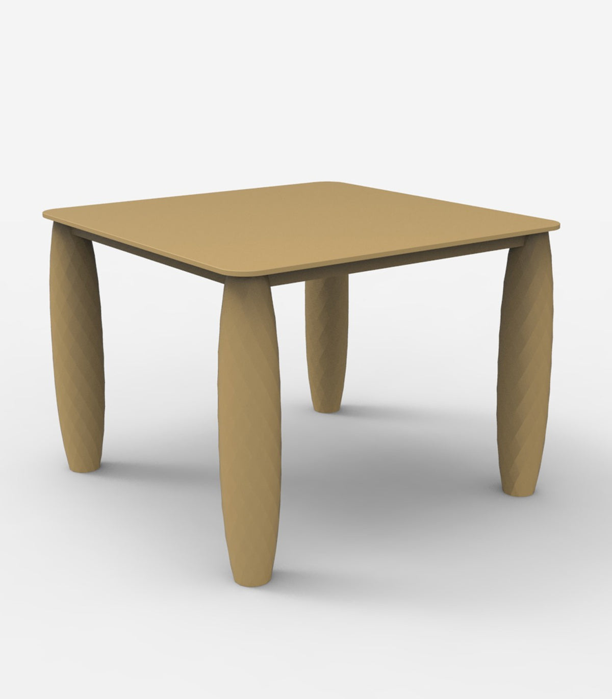 Table carrée design VASES VONDOM - beige