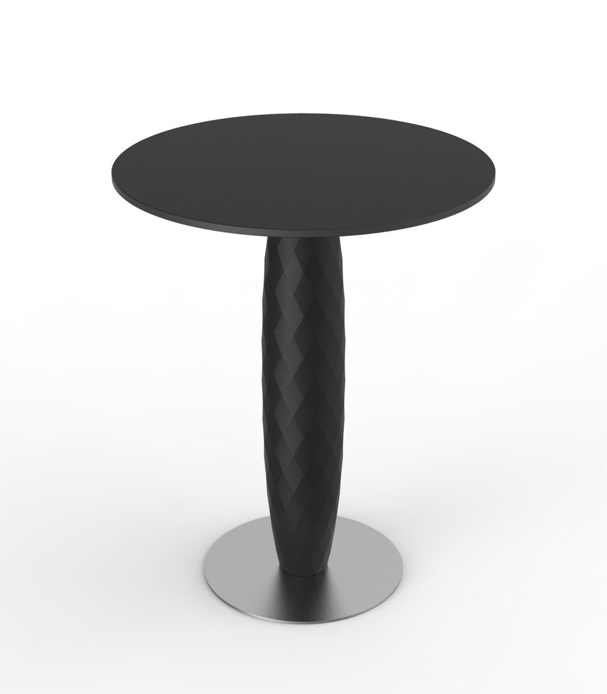 Table ronde design VASES VONDOM - noir