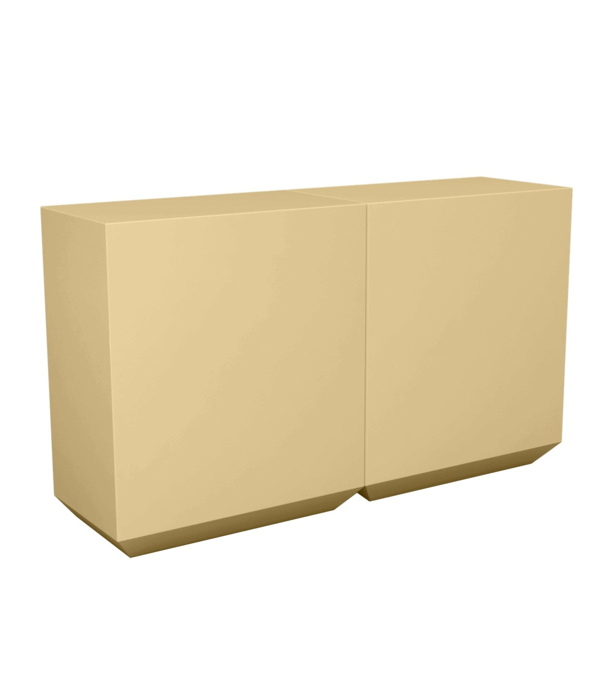 VELA 200 lacquered straight module - beige