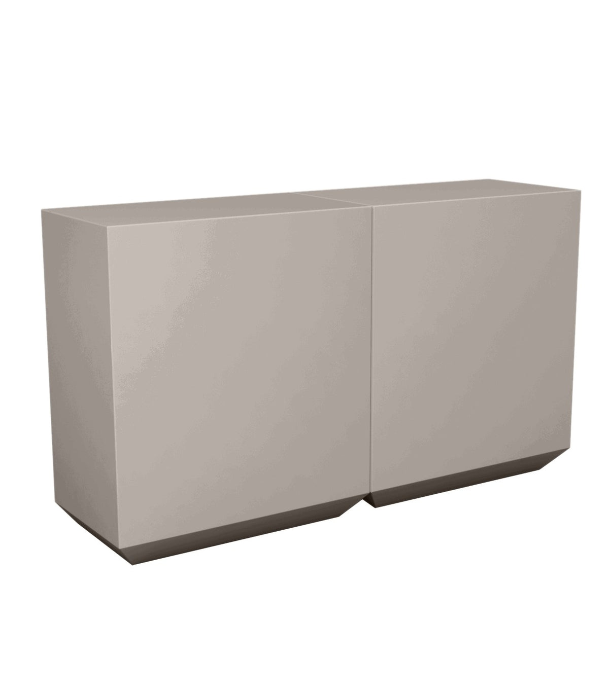 VELA 200 lacquered straight module - taupe