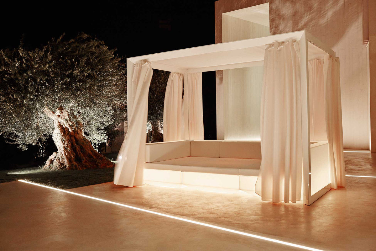 Vela Cenador and Vela Sofa RGB Outdoor Lighting Furniture Multicolor - Vondom