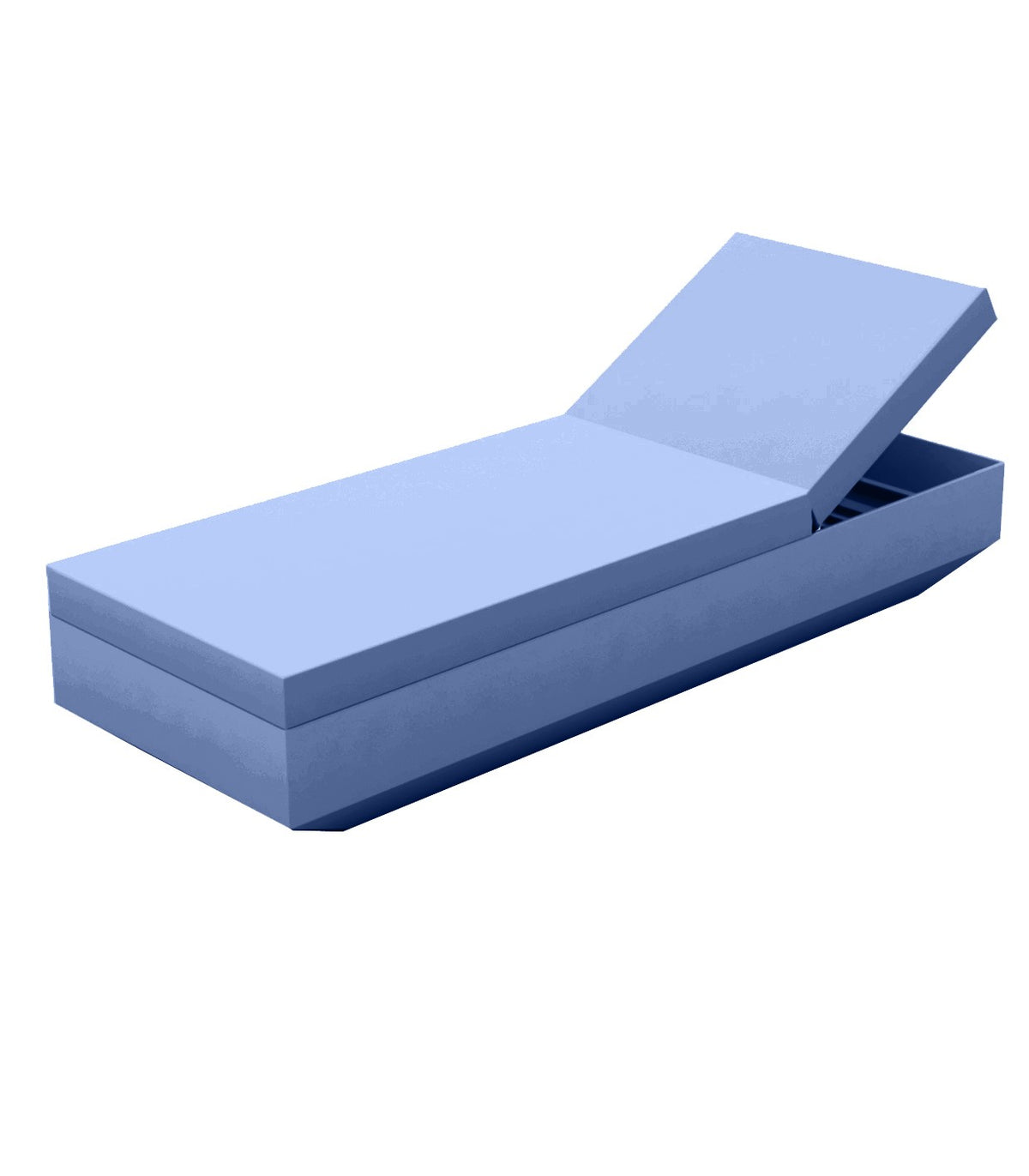 VELA lacquered design lounge chair - Vondom - blue