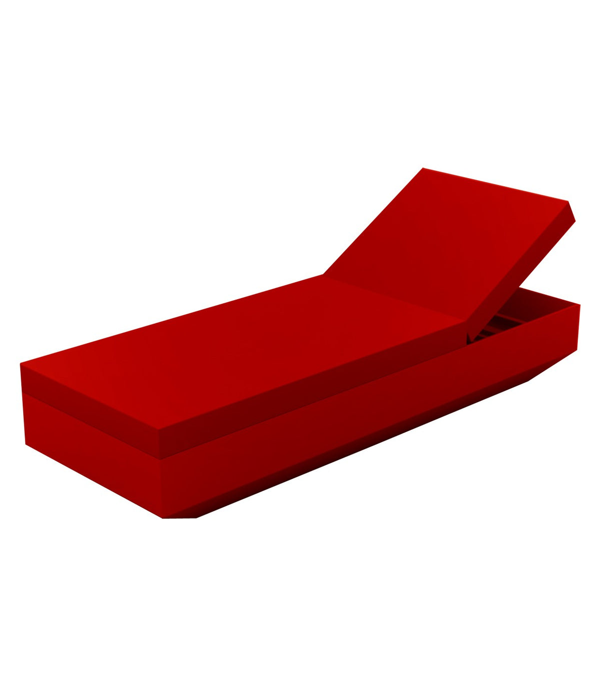 VELA lacquered design lounge chair - Vondom - red