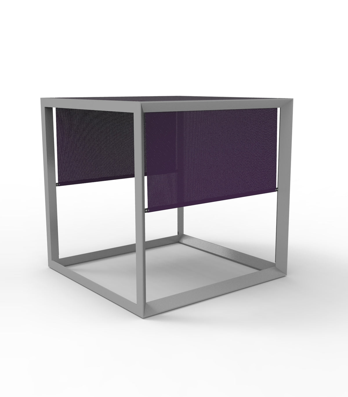 Silver Cubic Pergola VELA by VONDOM