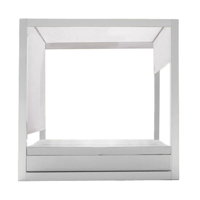 VELA DAYBED Matt Square Canopy with Blind - VONDOM