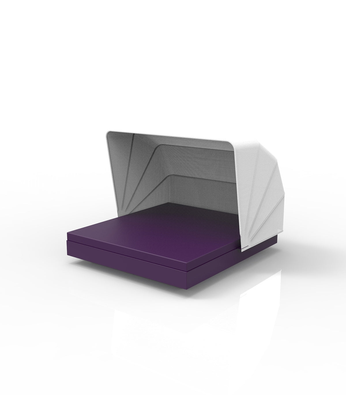 VELA DAYBED Carré Parasol Laqué - VONDOM