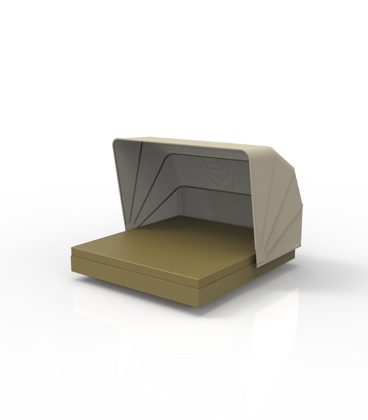 VELA DAYBED Carré Parasol Laqué - VONDOM