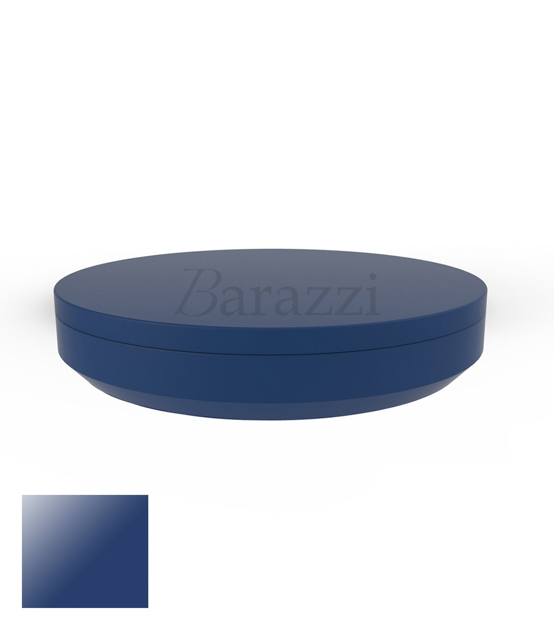 Vela Daybed Bleu Laqué Ø210cm par Vondom
