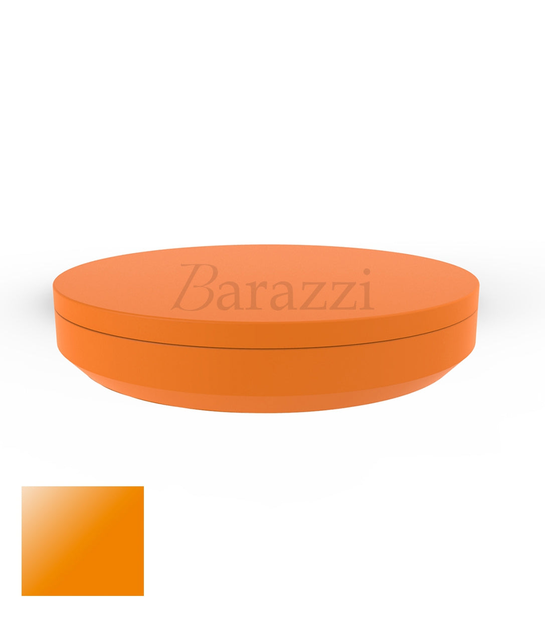 Vela Daybed Orange Laqué Ø210cm par Vondom