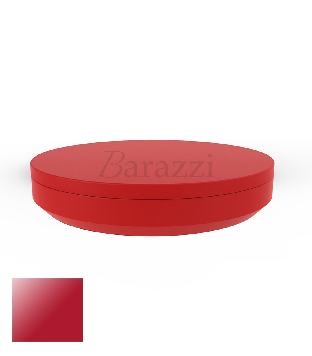 Vela Daybed Rouge Laqué Ø210cm par Vondom