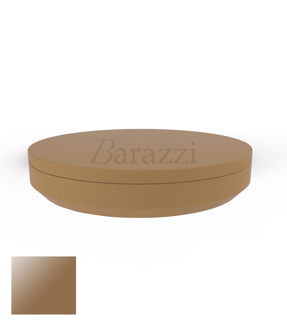 Vela Daybed Champagne Laqué Ø210cm par Vondom