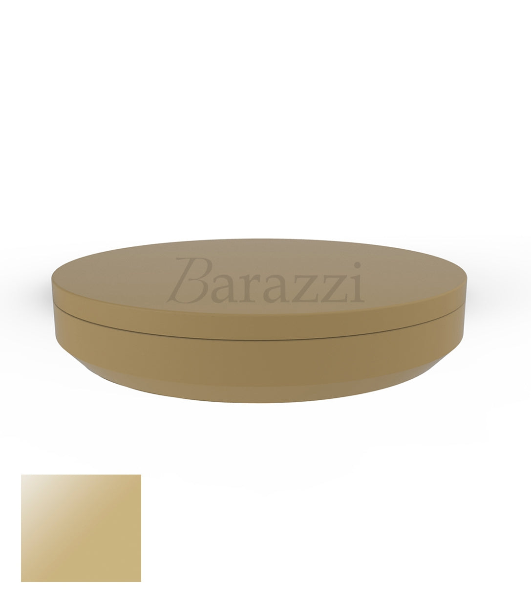 Vela Daybed Beige Laqué Ø210cm par Vondom
