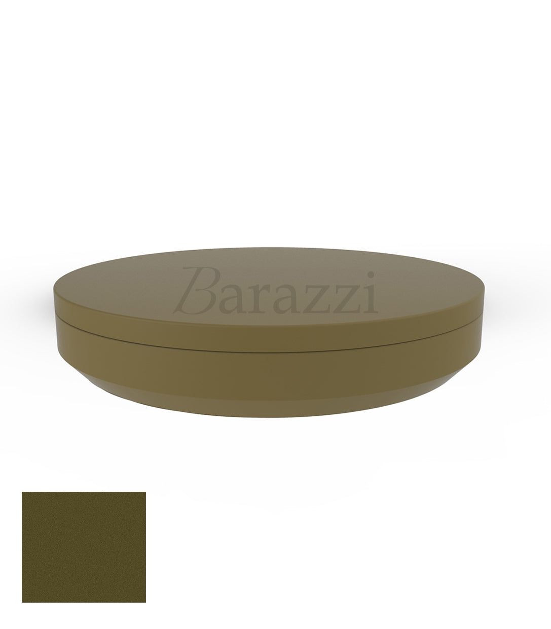 Lit de Jardin Rond Vela Daybed 210 (kaki mat) par Vondom