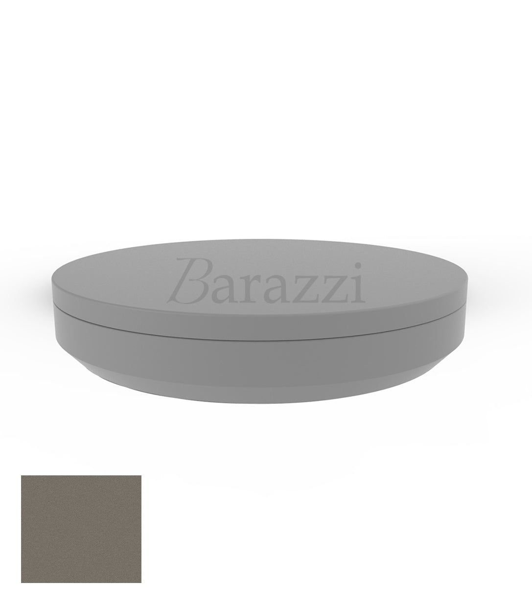 Lit de Jardin Rond Vela Daybed 210 (taupe mat) par Vondom