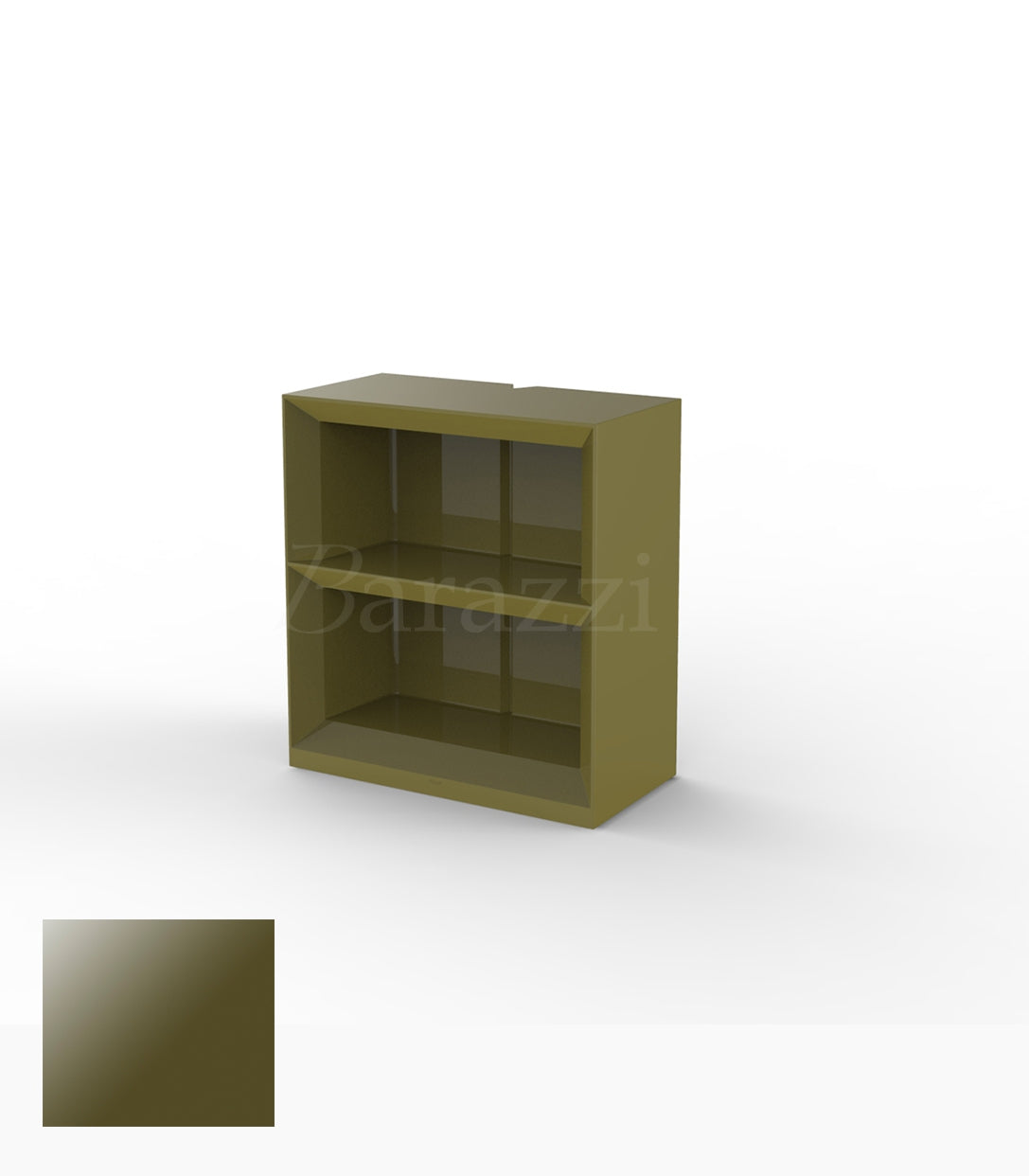 Vela H100 - Etagère de Bar Kaki Finition Laquée par Vondom