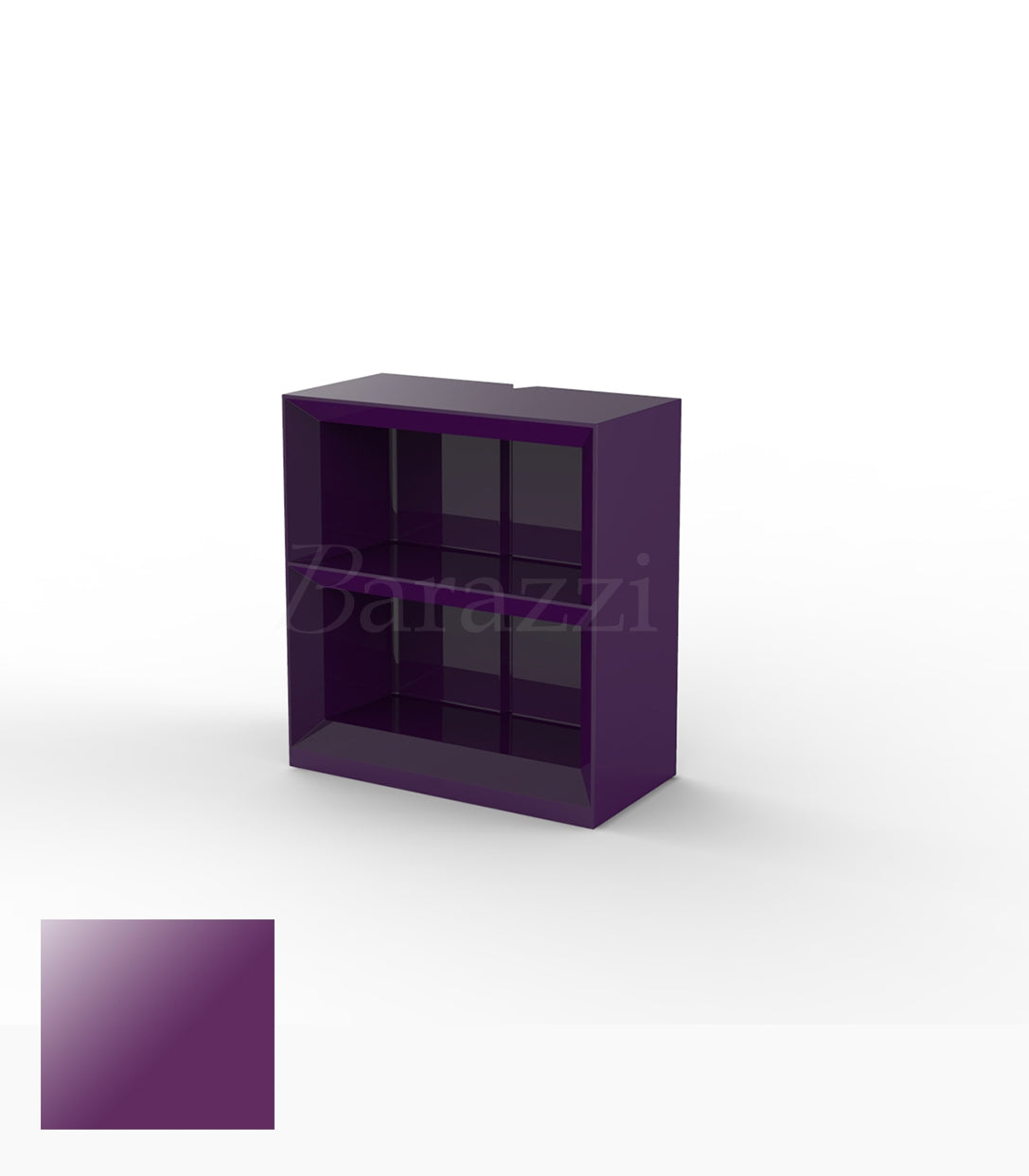 Vela H100 - Etagère de Bar Prune Finition Laquée par Vondom