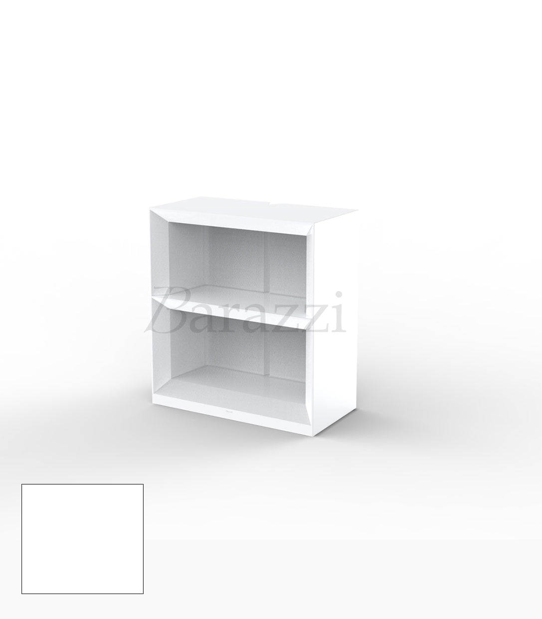 Vela H100 Bar Shelves by Vondom - Color White with Lacquered Finish