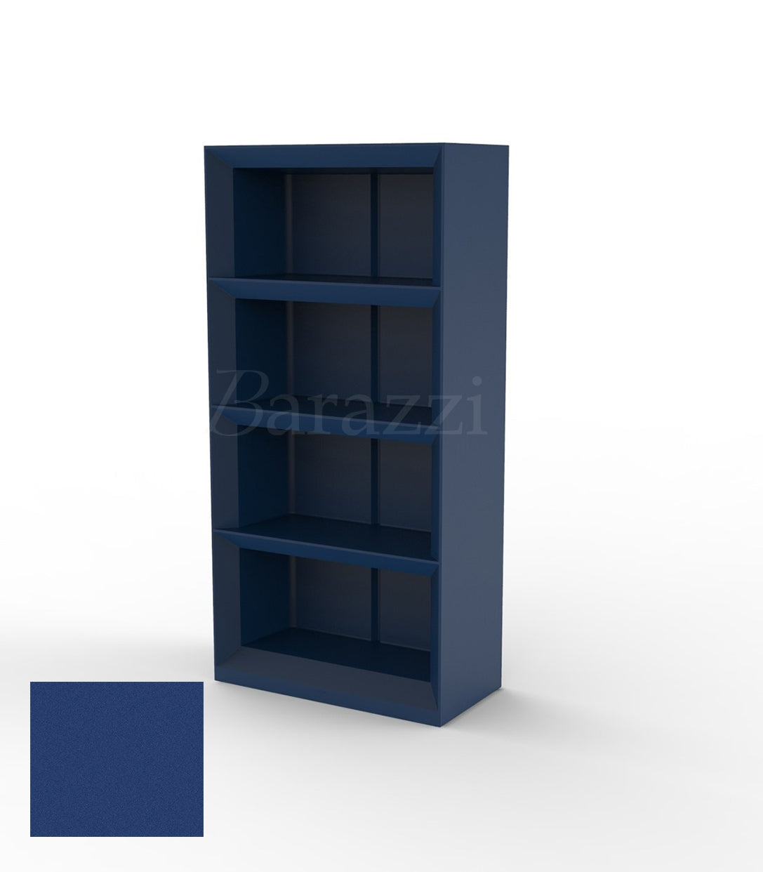 Vela H200 - Etagère de Bar Hauteur 200 cm Bleu Mat par Vondom