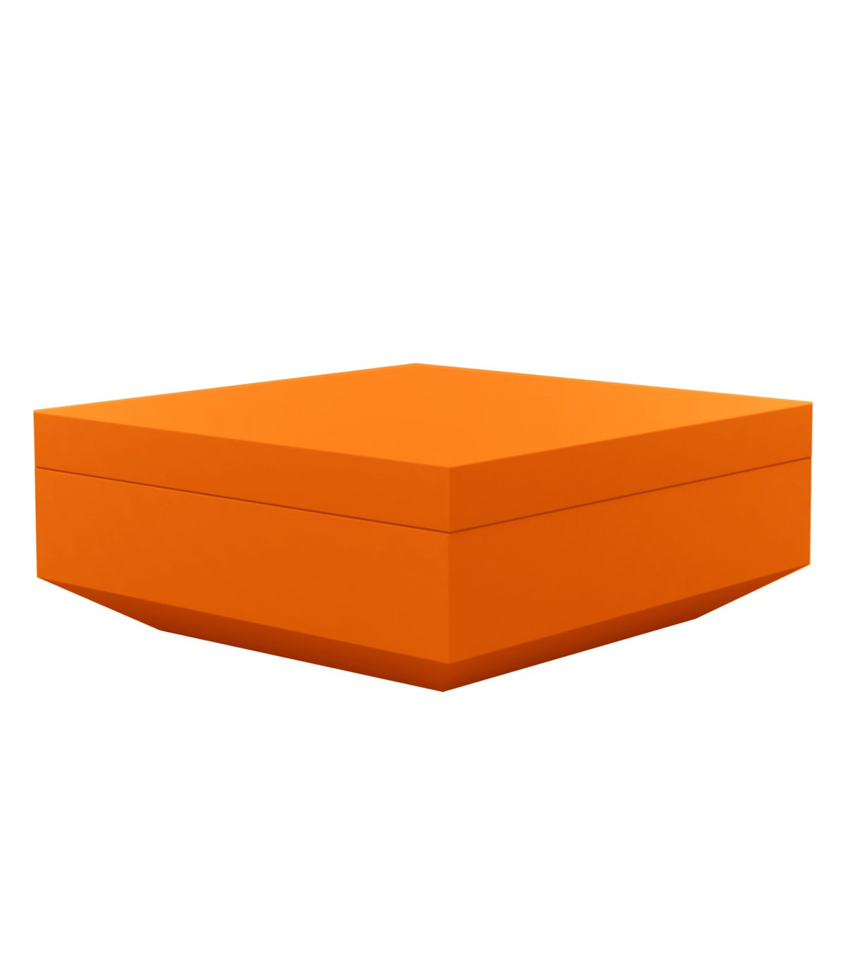 Pouf design carré Vela Vondom - orange