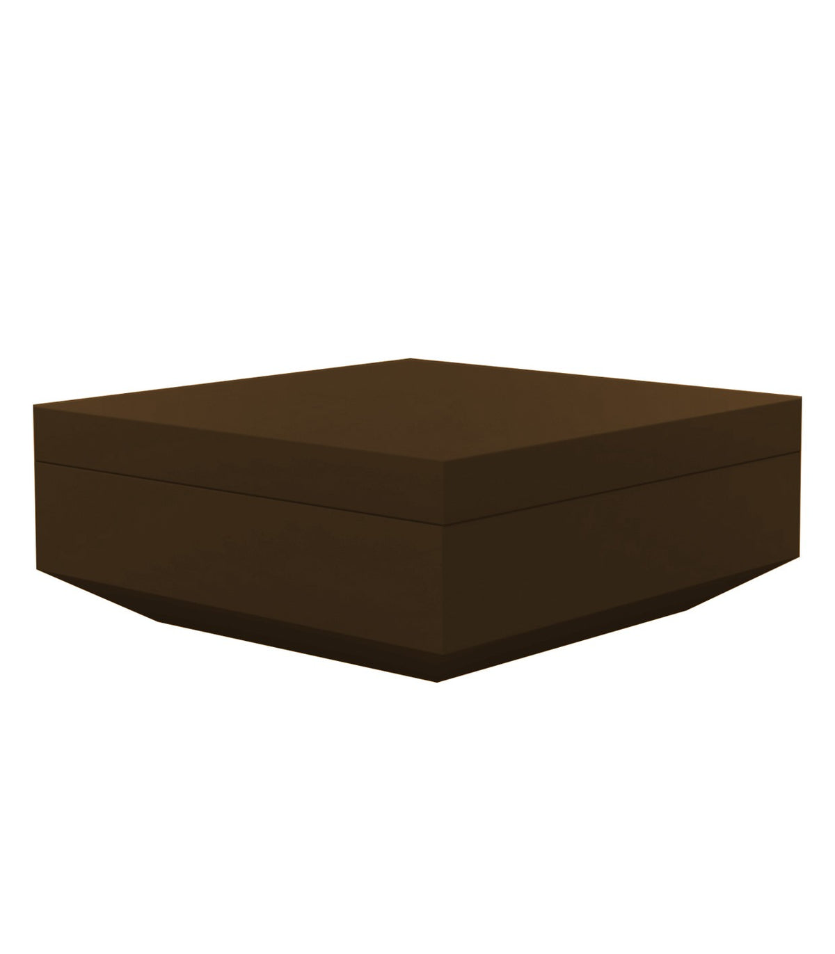 Pouf design carré Vela Vondom - bronze