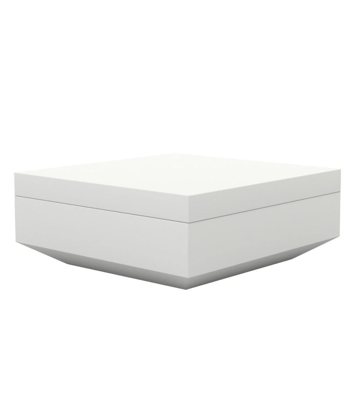 Pouf design carré Vela Vondom - blanc