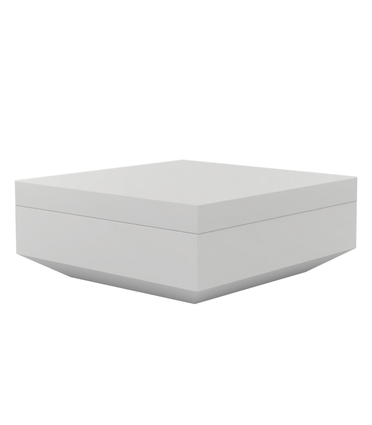 Pouf design carré Vela Vondom - ice