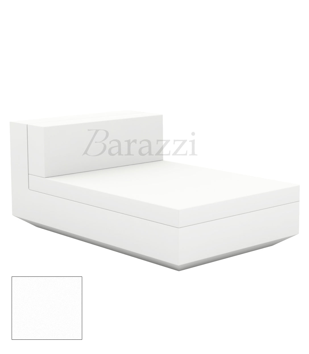 Chaise longue Vela Sofa Central Ice Matt Vondom