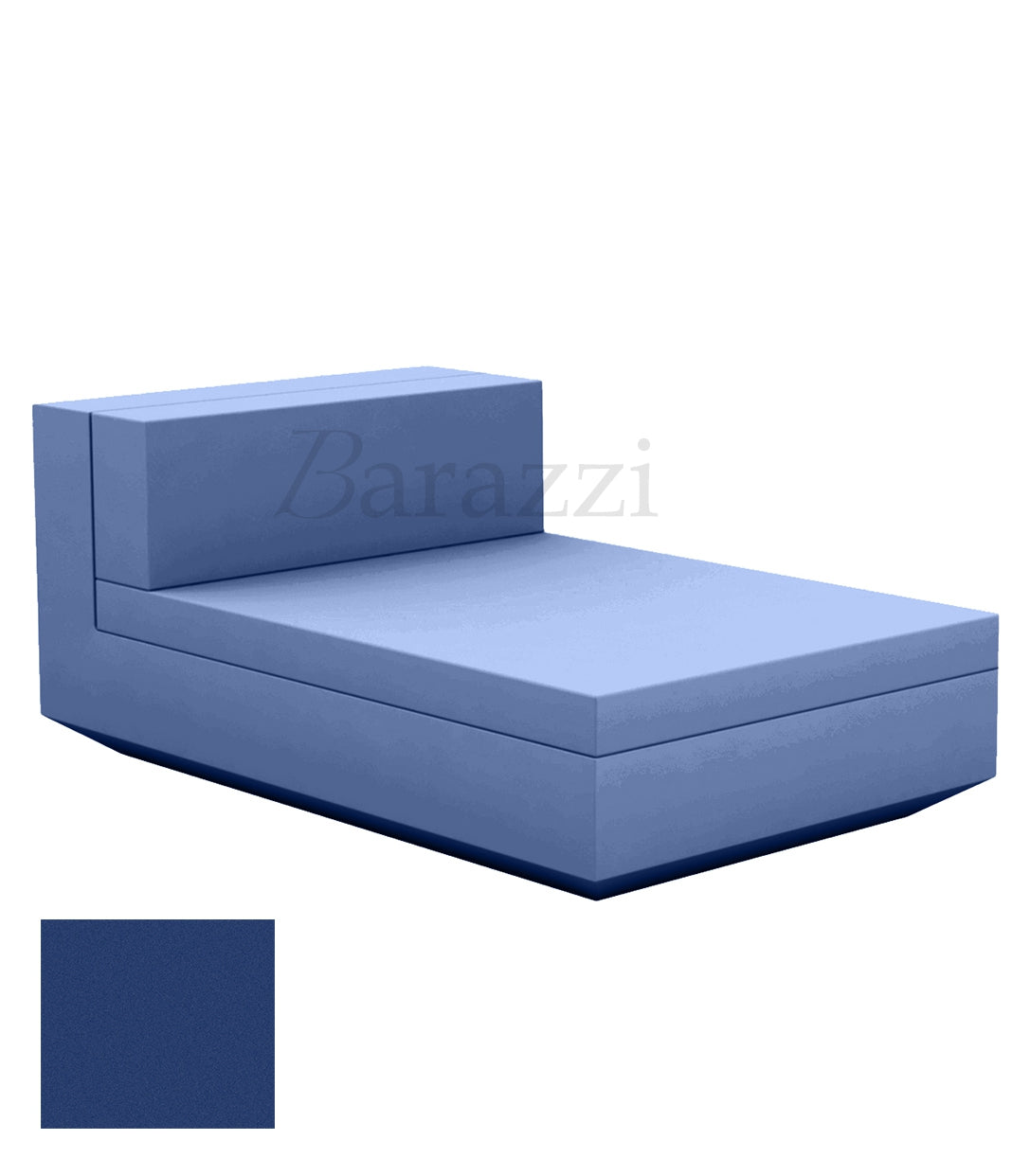 Chaise longue Vela Sofa Central Navy Matt Vondom