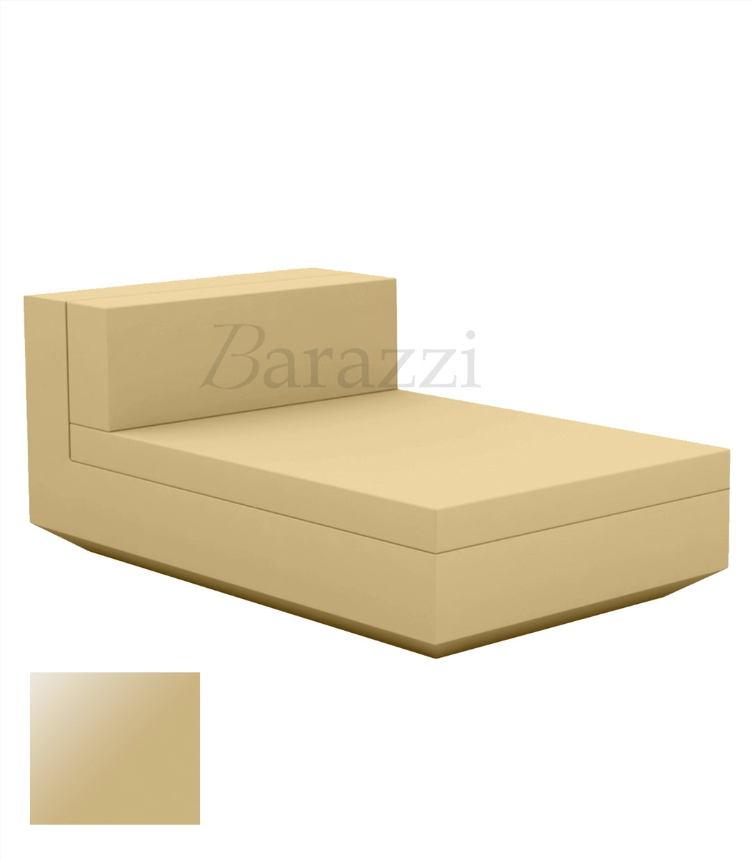 Meridienne Vela Sofa Central Beige laque Vondom