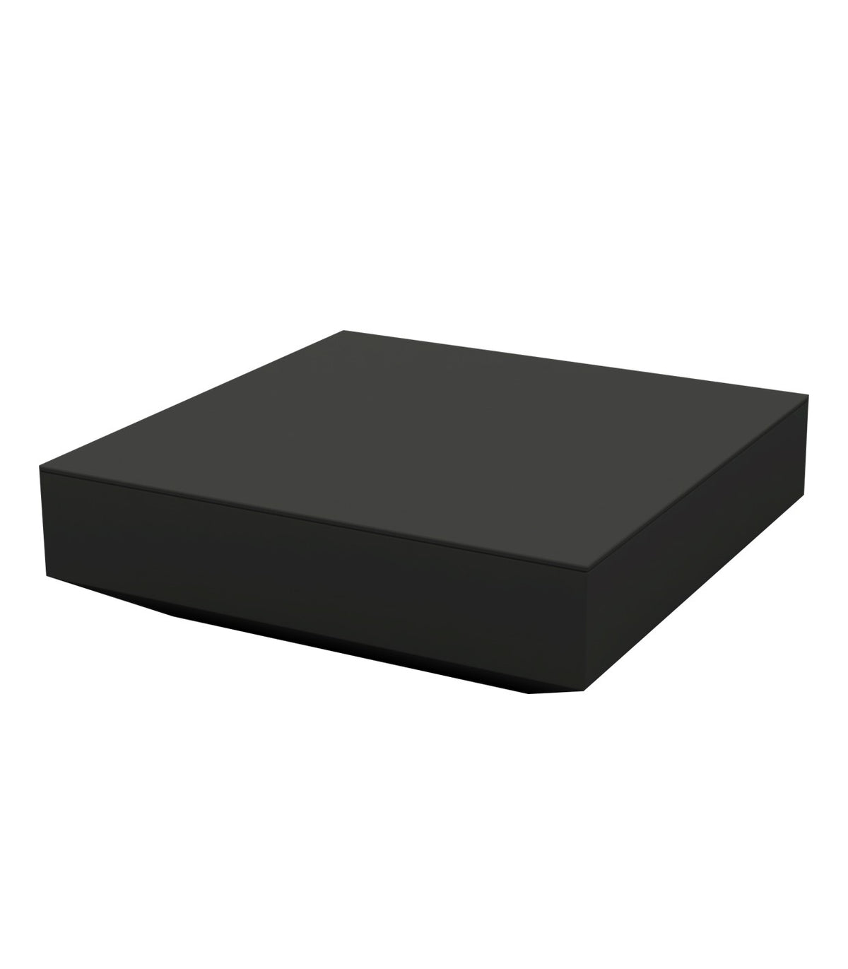 Table basse carrée Vela Vondom - noir