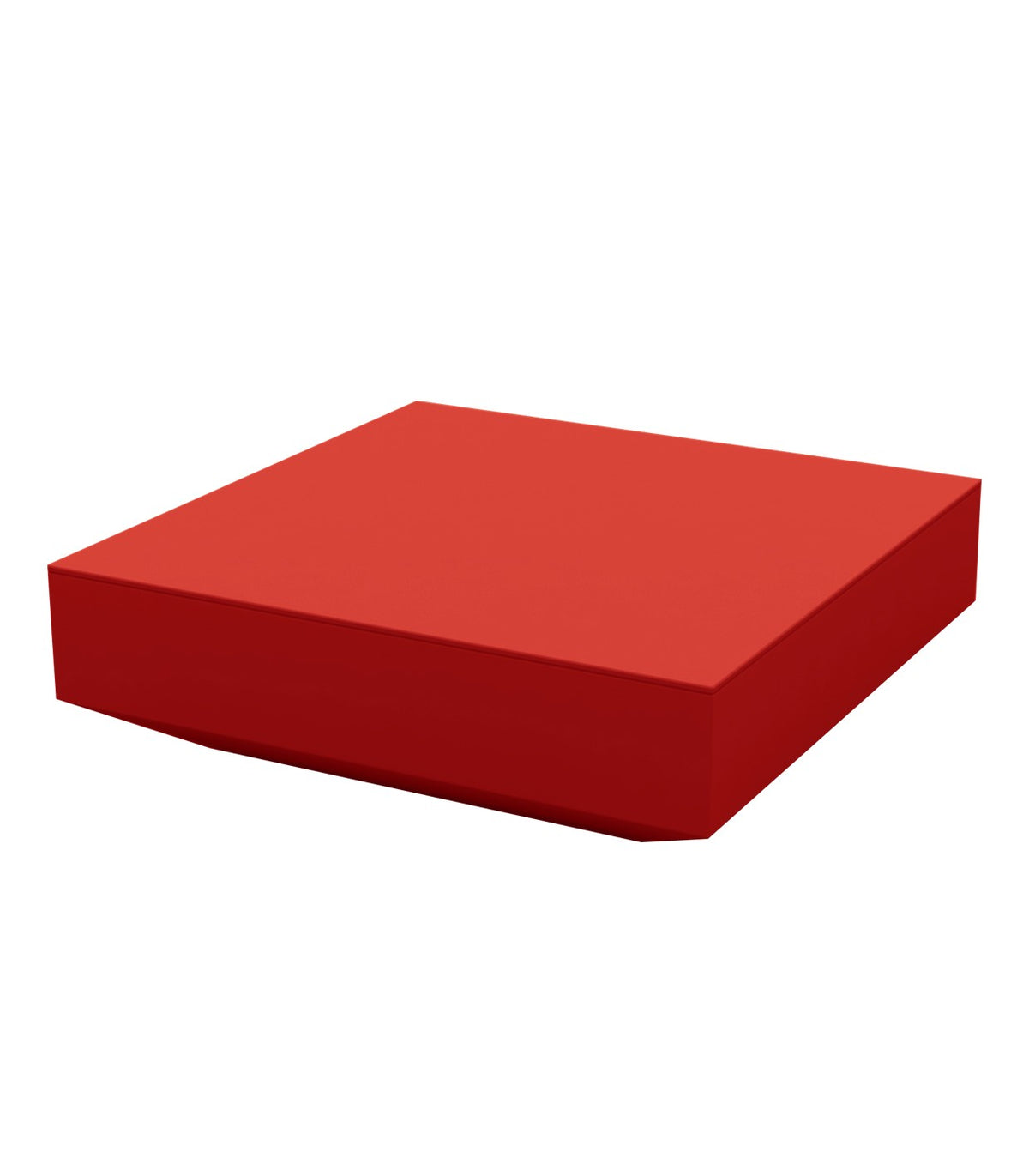 Table basse carrée Vela Vondom - rouge