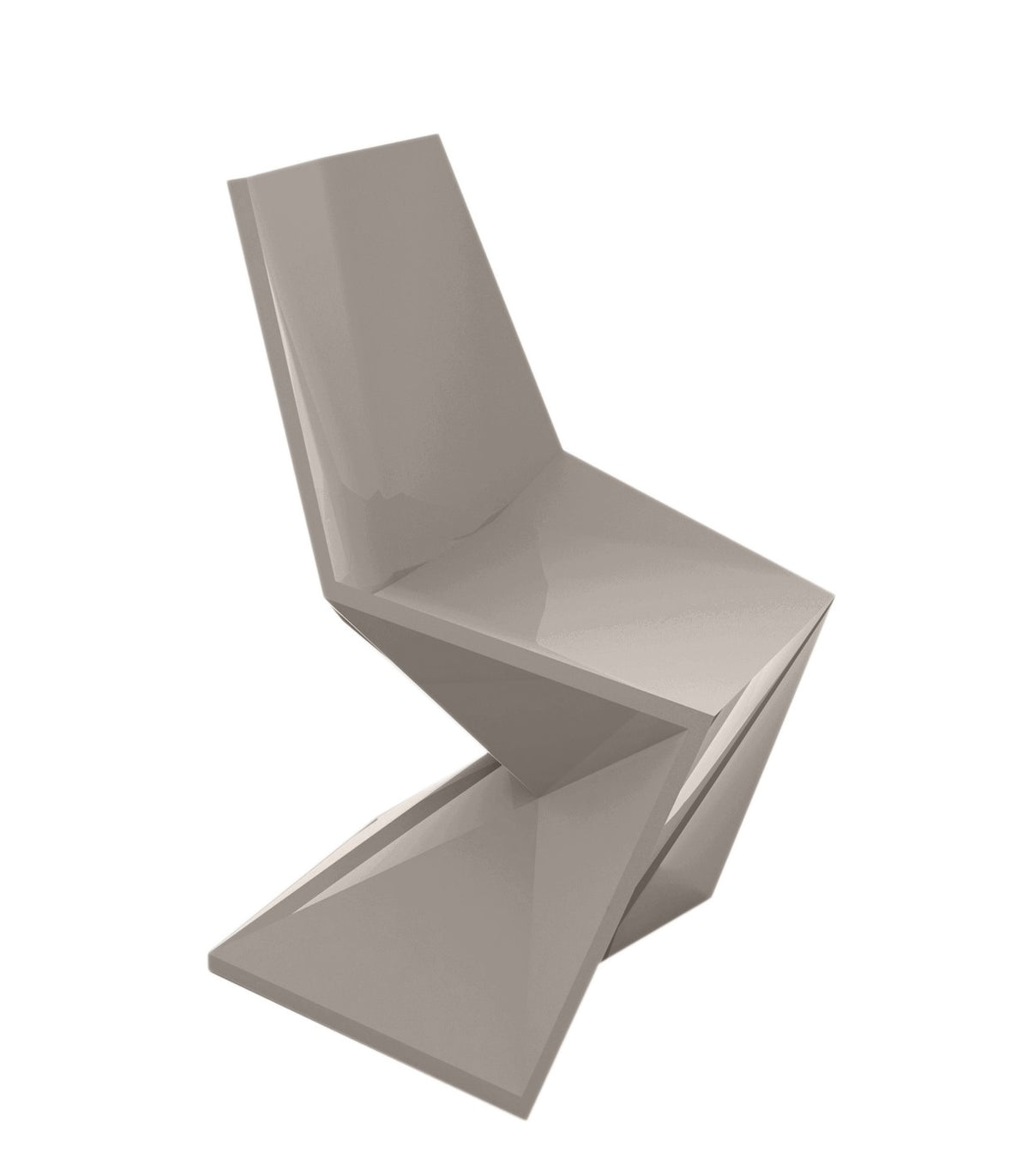 VERTEX VONDOM CHAISE LAQUÉE - taupe