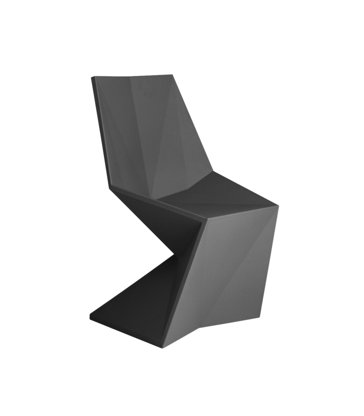 VERTEX chaise design VONDOM - anthracite