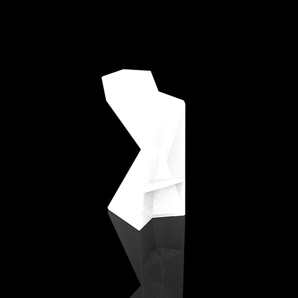 Vertex Bar Stool Luz White Led Light Seat by Vondom