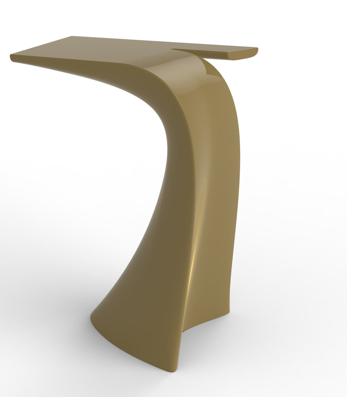Vondom WING high bar table champagne