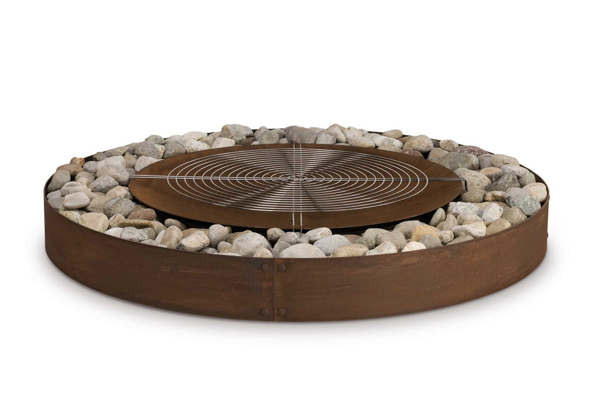 Grille (en option) - Zen - Grand Brasero Extérieur Rond - AK47