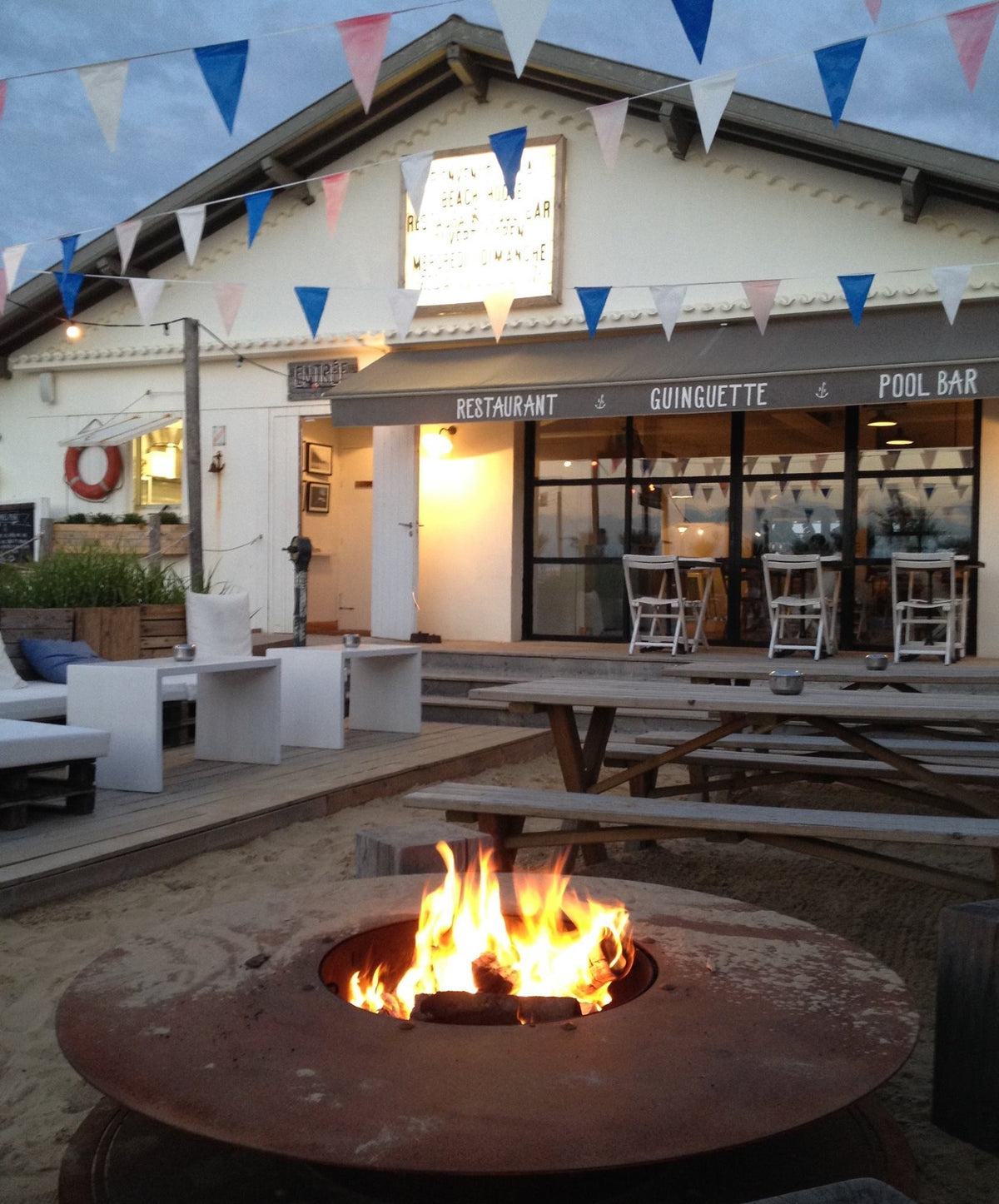 ZERO 150 Outdoor Corten Steel Fire Pit ideal for Bar Restaurant Terrace Garden
