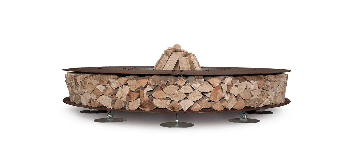 ZERO 200 - Outdoor Corten Steel Fire Pit Ø 200 - AK47