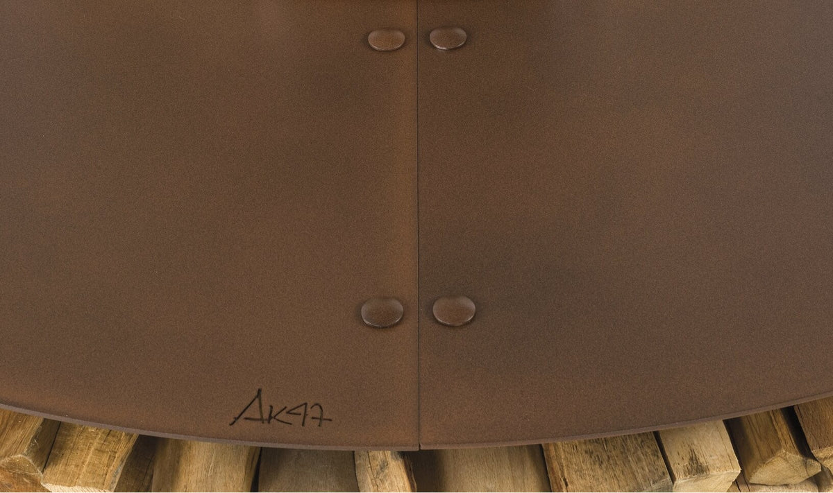 ZERO 200 Vintage Brown - Outdoor Corten Fire Pit Ø 200 - AK47