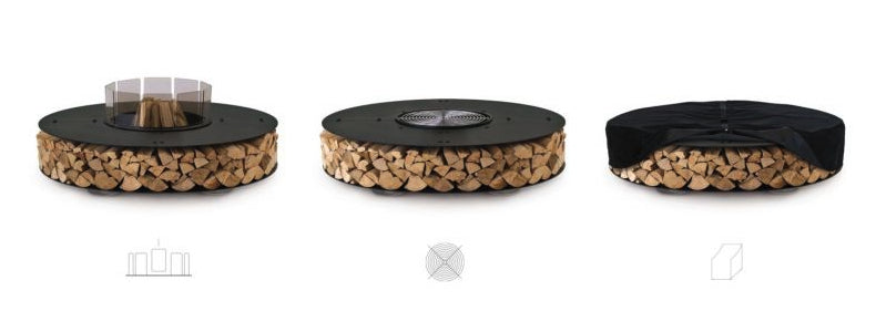 ZERO 200 - Outdoor Fire Pit Protective Cover Ø 200 - AK47