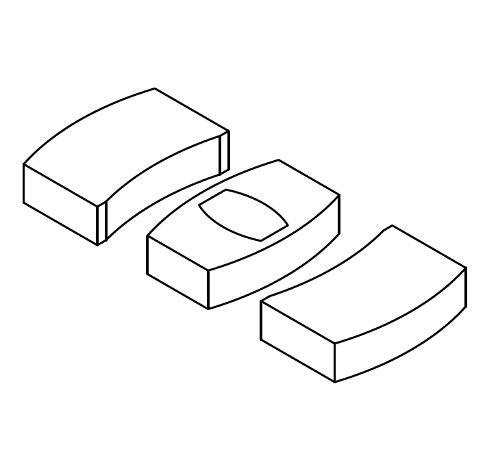 Concrete Ballasts for Flexy Large Shading System by Fim