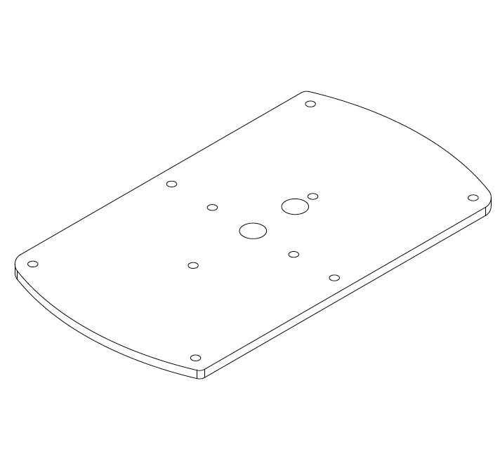 Base Plate for Flexy Zen Sun Umbrella by Fim