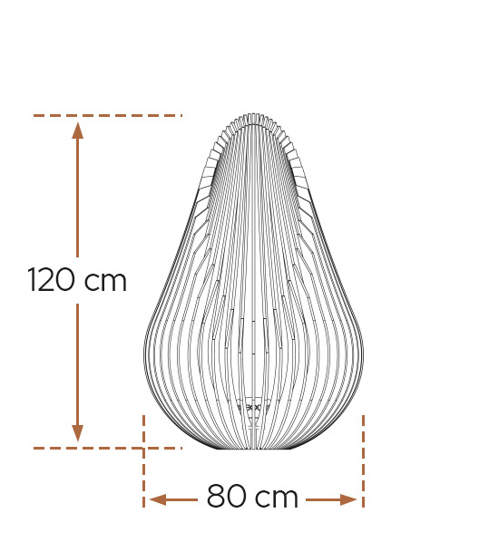 dimensions dewdrop l glowbus