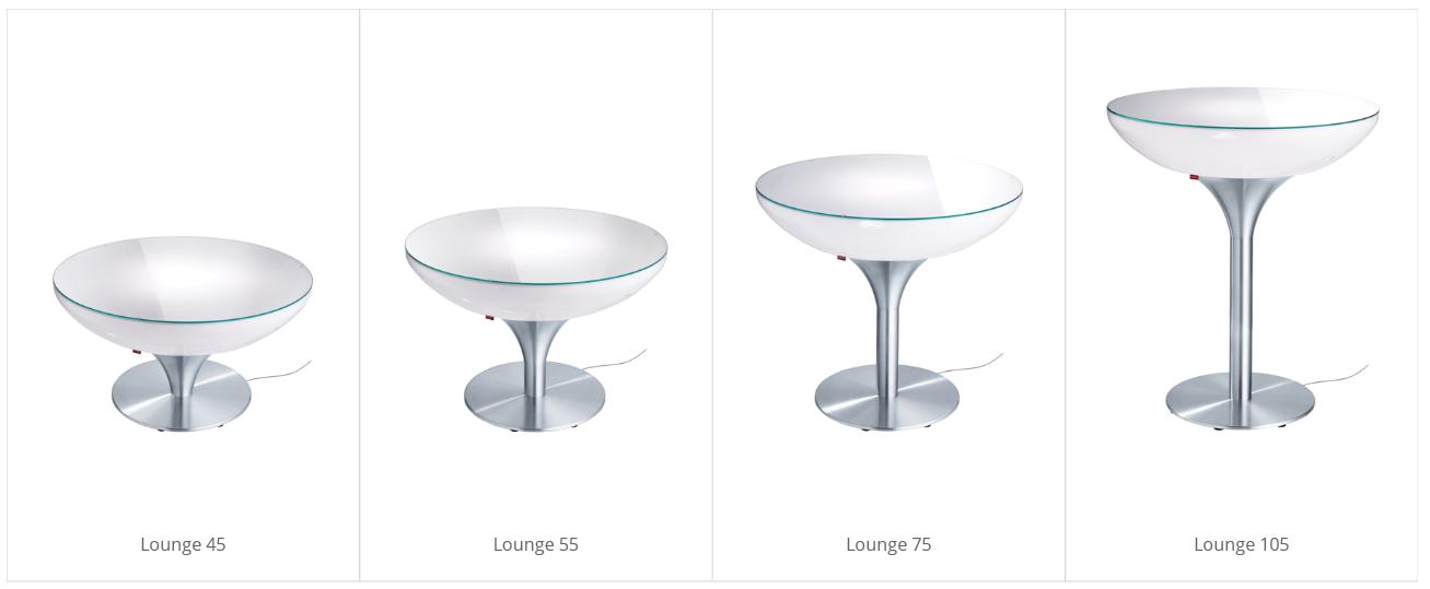 Table de bar design Moree, plusieurs modèles sont disponibles