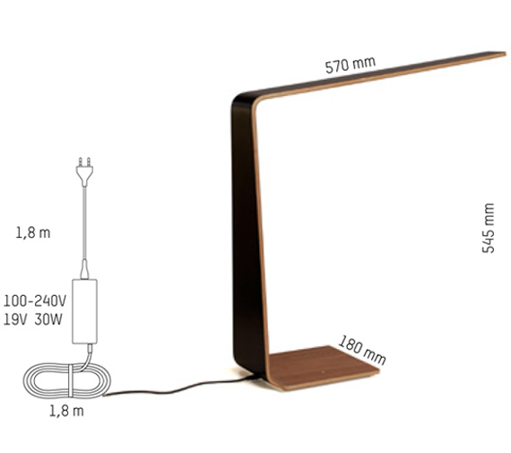 Lampe led8 Tunto avec systéme Wireless