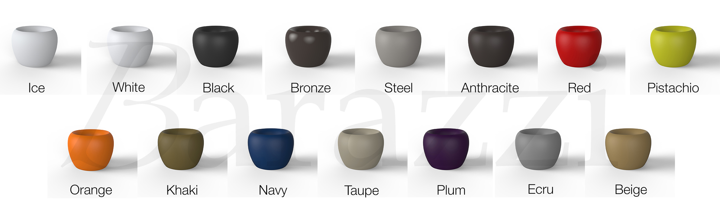 Polyethylene Matt Colors Pots 75 BLOW Vondom