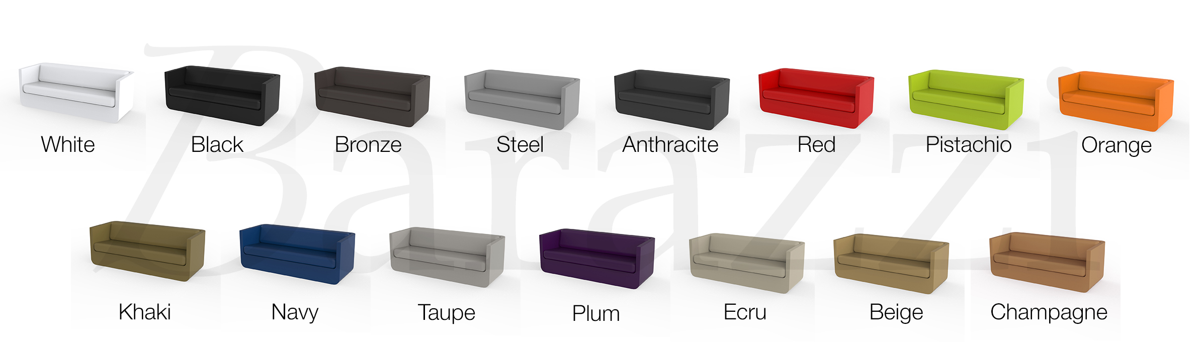 lacquered colors_Sofa ULM_Vondom