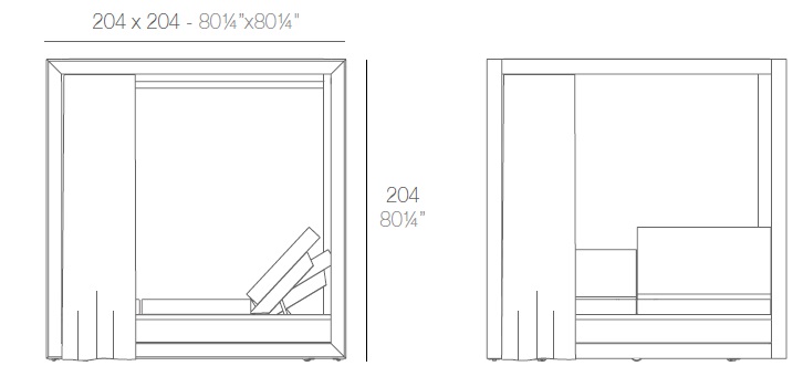 dimension vela carré pergola