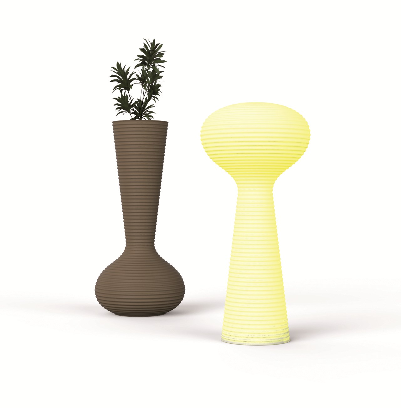 Modèles de pots et de lampes Bloom Vondom